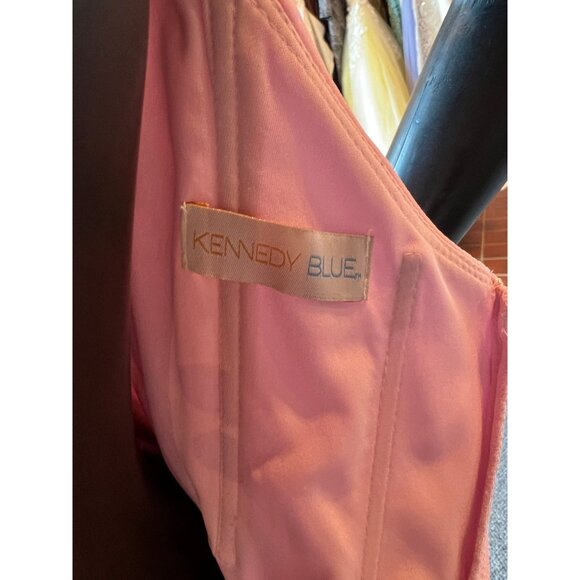 Kennedy Blue Baby Pink Chiffon Sweetheart Formal Gown - Picture 5 of 5